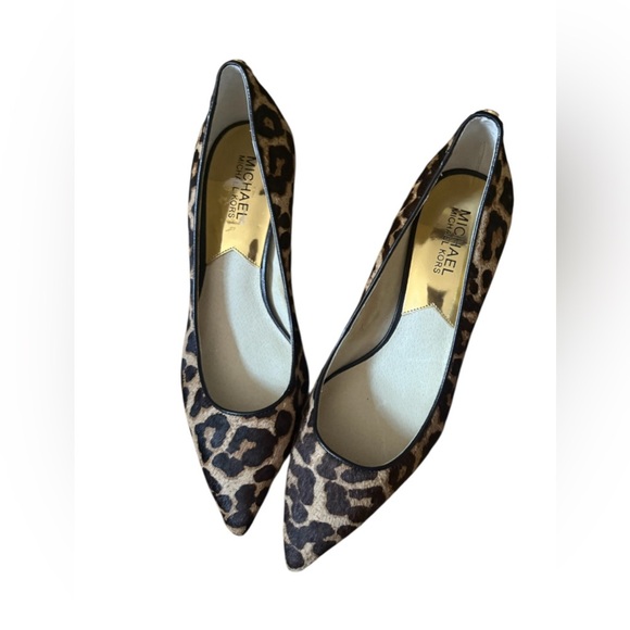 Michael Kors Leopard Print Heels - Picture 1 of 4